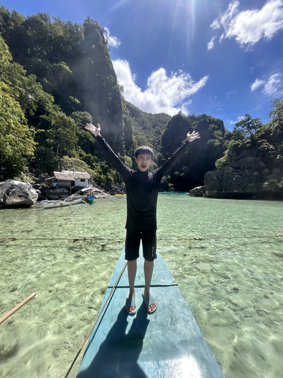 Kayangan Lake, Coron -- sheltered freshwater lake surrounded by limestone cliffs